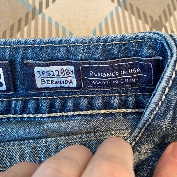 Miss Me Jorts with Blinged Out Pockets - Picture 11 of 13